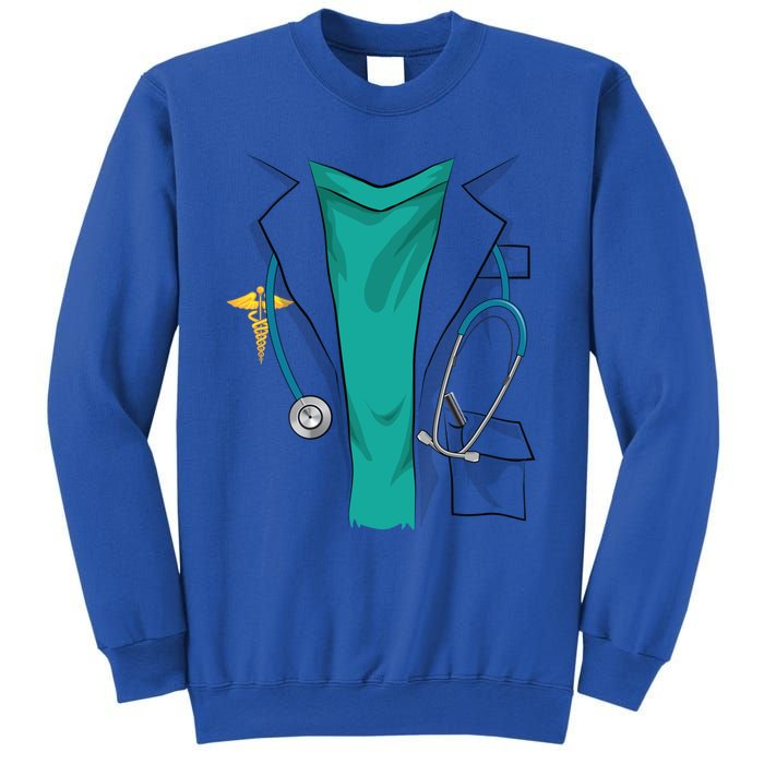 Cool Doctor Uniform Halloween Costume Funny Lazy Diy Gift Sweatshirt