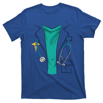 Cool Doctor Uniform Halloween Costume Funny Lazy Diy Gift T-Shirt