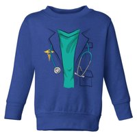 Cool Doctor Uniform Halloween Costume Funny Lazy Diy Gift Toddler Sweatshirt