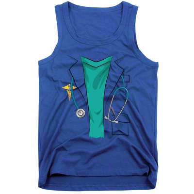 Cool Doctor Uniform Halloween Costume Funny Lazy Diy Gift Tank Top