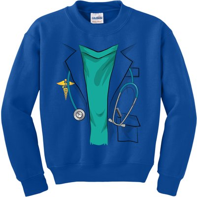 Cool Doctor Uniform Halloween Costume Funny Lazy Diy Gift Kids Sweatshirt