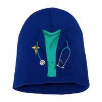 Cool Doctor Uniform Halloween Costume Funny Lazy Diy Gift Short Acrylic Beanie