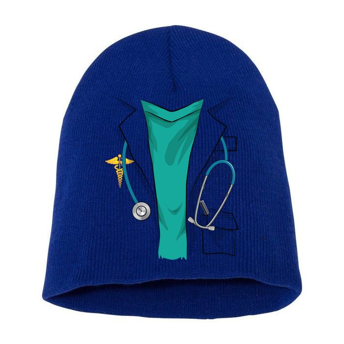 Cool Doctor Uniform Halloween Costume Funny Lazy Diy Gift Short Acrylic Beanie