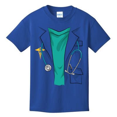 Cool Doctor Uniform Halloween Costume Funny Lazy Diy Gift Kids T-Shirt