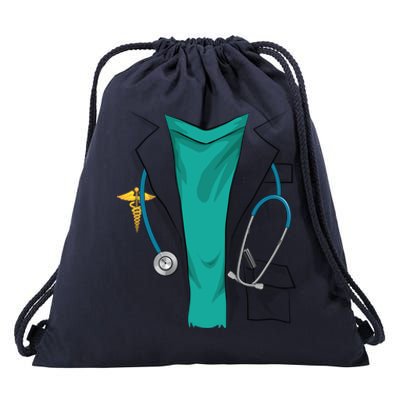 Cool Doctor Uniform Halloween Costume Funny Lazy Diy Gift Drawstring Bag