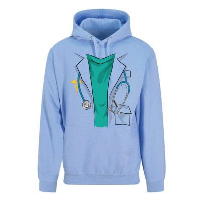 Cool Doctor Uniform Halloween Costume Funny Lazy Diy Gift Unisex Surf Hoodie