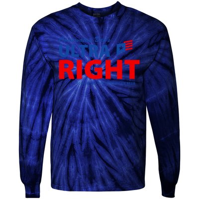 Conservative Dads Ultra Right 100% Work Free American Beer Tie-Dye Long Sleeve Shirt