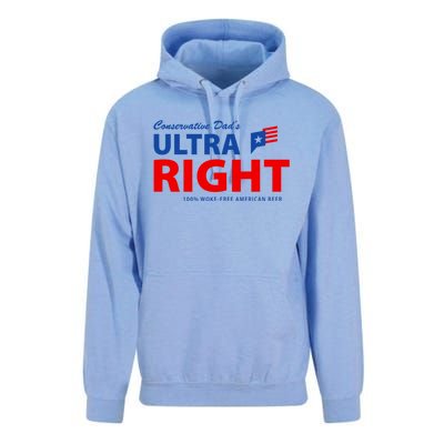 Conservative Dads Ultra Right 100% Work Free American Beer Unisex Surf Hoodie