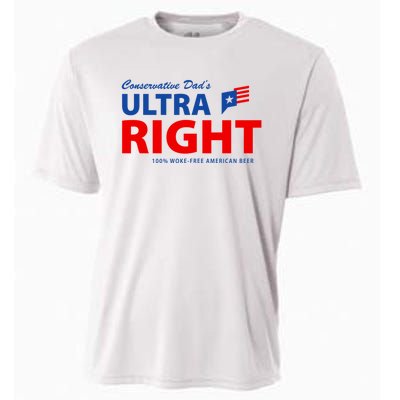 Conservative Dads Ultra Right 100% Work Free American Beer Cooling Performance Crew T-Shirt