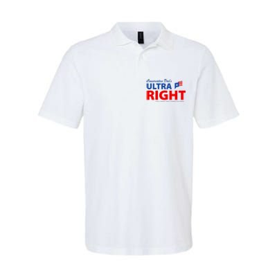 Conservative Dads Ultra Right 100% Work Free American Beer Softstyle Adult Sport Polo