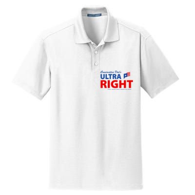 Conservative Dads Ultra Right 100% Work Free American Beer Dry Zone Grid Polo