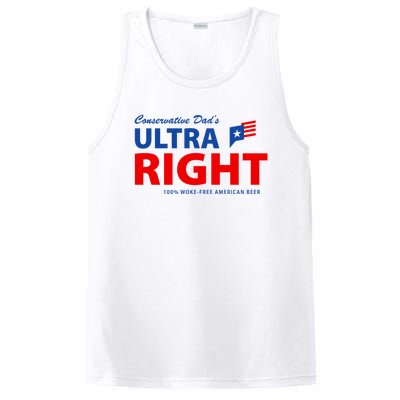 Conservative Dads Ultra Right 100% Work Free American Beer PosiCharge Competitor Tank