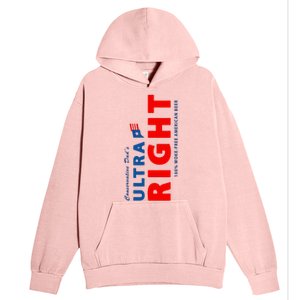 Conservative Dads Ultra Right 100% Work Free American Beer Urban Pullover Hoodie