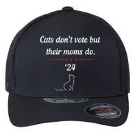 Cats DonT Vote But Their Moms Do President 2024 Election Flexfit Unipanel Trucker Cap