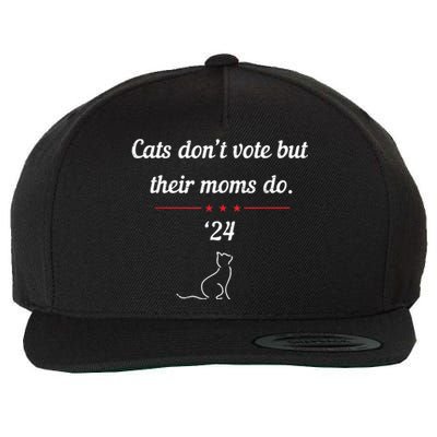 Cats DonT Vote But Their Moms Do President 2024 Election Wool Snapback Cap