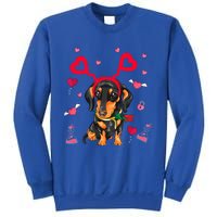 Cute Dachshund Valentine's Day Dachshund Dog Lover Valentine Gift Sweatshirt