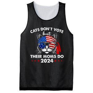 Cats DonT Vote But Their Moms Do Us Flag 2024 Election Mesh Reversible Basketball Jersey Tank