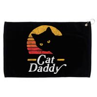 Cat Daddy Vintage Eighties Style Cat Retro Distressed Grommeted Golf Towel