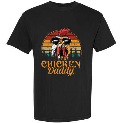 Chicken Daddy Vintage Poultry Farmer Funny Fathers Day Garment-Dyed Heavyweight T-Shirt