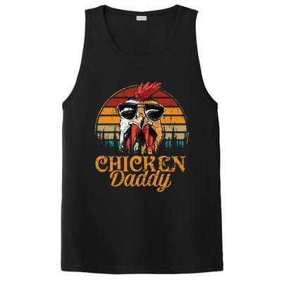 Chicken Daddy Vintage Poultry Farmer Funny Fathers Day PosiCharge Competitor Tank