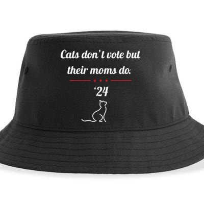 Cats Don’T Vote But Their Moms Do Sustainable Bucket Hat