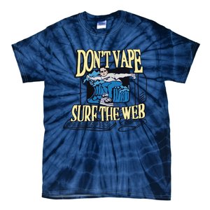 Caucasianjames Don’t Vape Surf The Web Tie-Dye T-Shirt