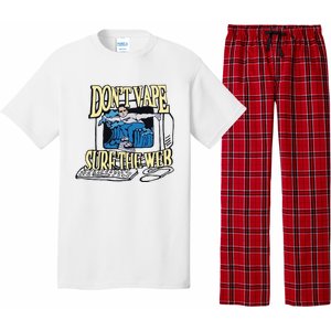 Caucasianjames Don’t Vape Surf The Web Pajama Set