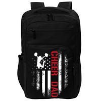 Cheer Dad Vintage American Flag Impact Tech Backpack