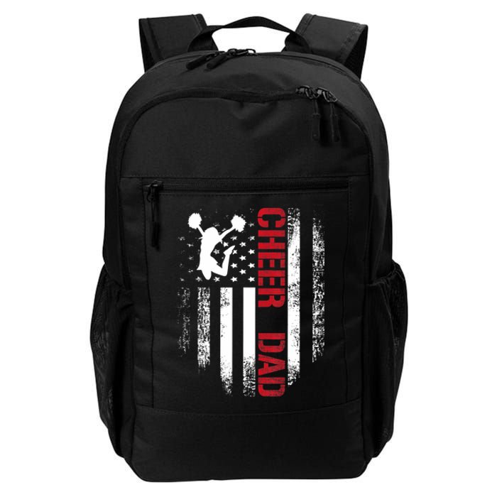 Cheer Dad Vintage American Flag Daily Commute Backpack