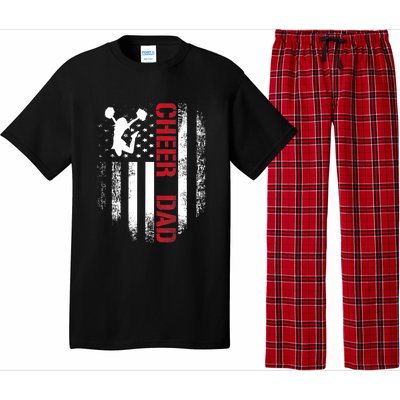 Cheer Dad Vintage American Flag Pajama Set