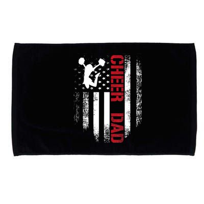 Cheer Dad Vintage American Flag Microfiber Hand Towel