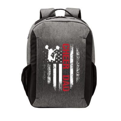 Cheer Dad Vintage American Flag Vector Backpack