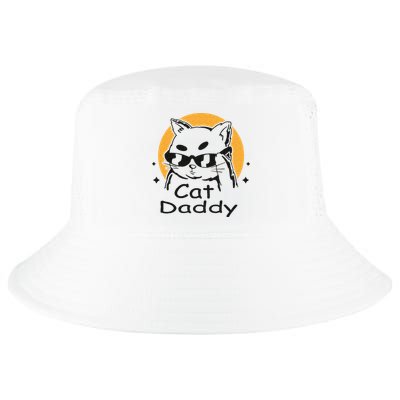 Cat Daddy Vintage Eighties Style Cat Retro Distressed Cool Comfort Performance Bucket Hat