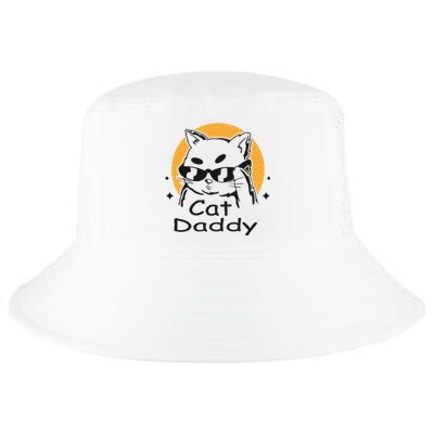 Cat Daddy Vintage Eighties Style Cat Retro Distressed Cool Comfort Performance Bucket Hat