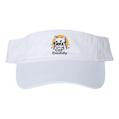 Cat Daddy Vintage Eighties Style Cat Retro Distressed Valucap Bio-Washed Visor