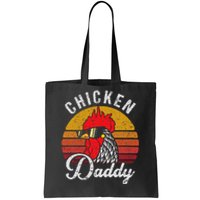 Chicken Daddy Vintage Style Chicken Dad Poultry Funny Farmer Tote Bag