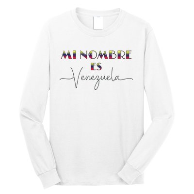 Camisa De Venezuela Venezuelan Flag Proud Venezuelan Long Sleeve Shirt