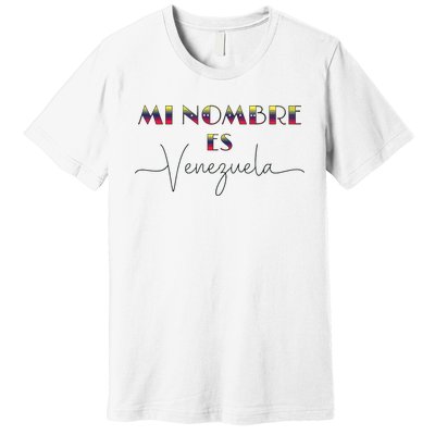 Camisa De Venezuela Venezuelan Flag Proud Venezuelan Premium T-Shirt