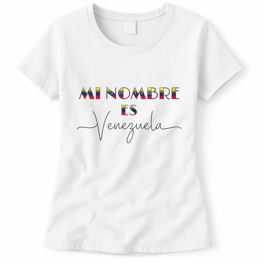 Camisa De Venezuela Venezuelan Flag Proud Venezuelan Womens T-Shirt