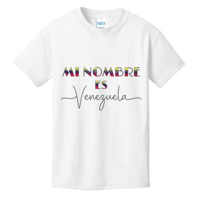 Camisa De Venezuela Venezuelan Flag Proud Venezuelan Kids T-Shirt