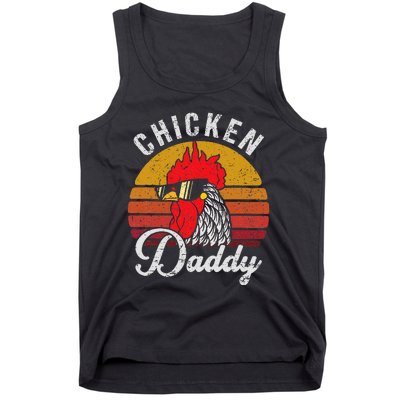  Chicken Daddy Vintage Style Chicken Dad Poultry Funny Farmer Tank Top