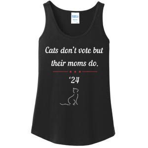 Cats DonT Vote But Their Moms Do President 2024 Election Gift Ladies Essential Tank