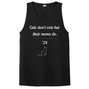 Cats DonT Vote But Their Moms Do President 2024 Election Gift PosiCharge Competitor Tank