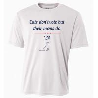 Cats DonT Vote But Their Moms Do President 2024 Election Cooling Performance Crew T-Shirt