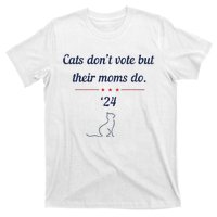 Cats DonT Vote But Their Moms Do President 2024 Election T-Shirt