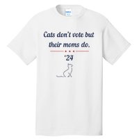 Cats DonT Vote But Their Moms Do President 2024 Election Tall T-Shirt