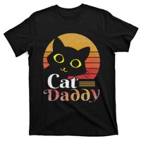 Cat Daddy Vintage Eighties Style Cat Retro Distressed T-Shirt