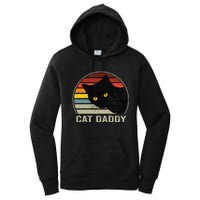 Cat Daddy Vintage Eighties Style Cat Retro Distressed Women's Pullover Hoodie