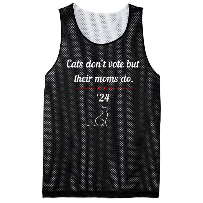 Cats DonT Vote But Their Moms Do President 2024 Election Mesh Reversible Basketball Jersey Tank