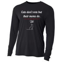 Cats DonT Vote But Their Moms Do President 2024 Election Cooling Performance Long Sleeve Crew